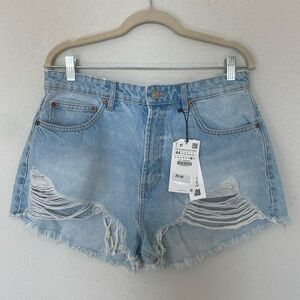 ZARA High-Rise Jean Shorts